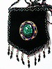 Black amulet bag